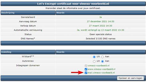 vimexx subdomein|Onderwerp: SSL Subdomein + externe VPS